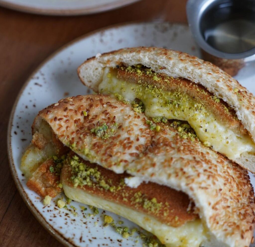 Knafeh Cheese from Balha's Pastry on Sydney Road Brunswick.