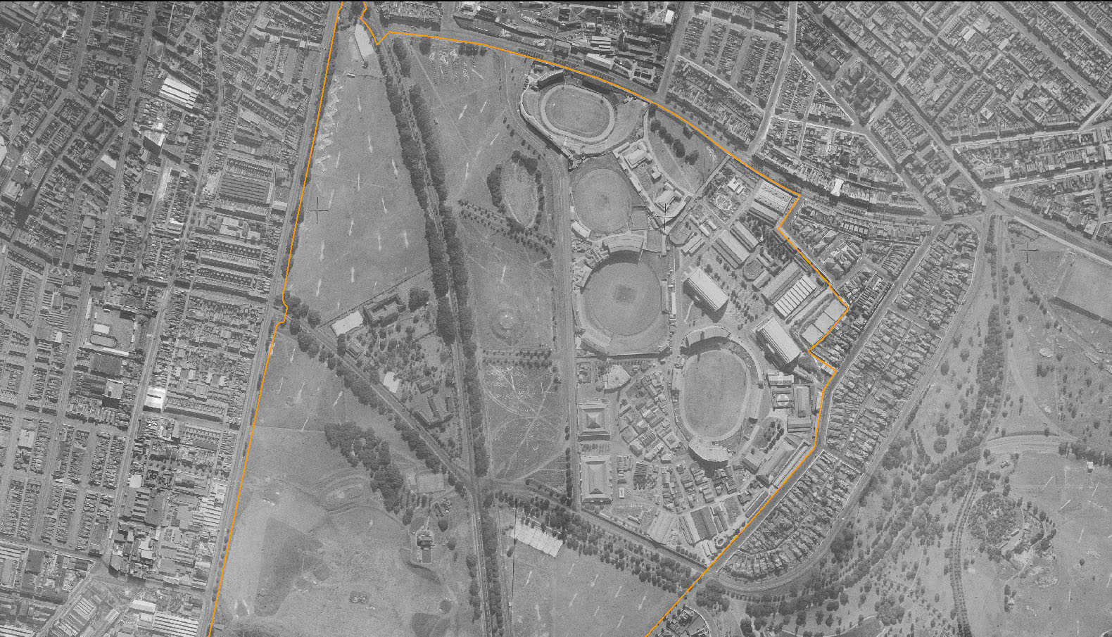 Moore Park in 1943 