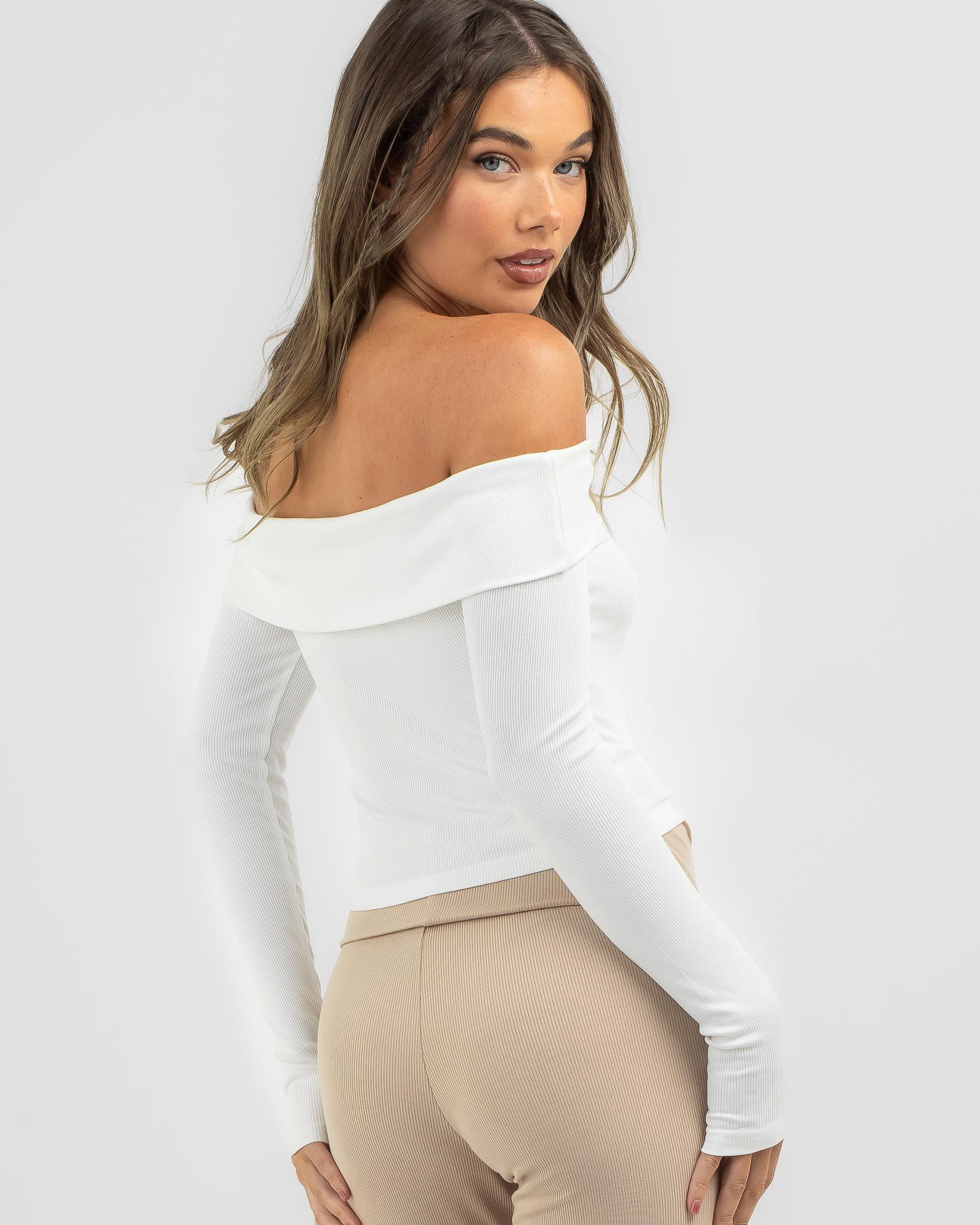 Ava And Ever Bella Off Shoulder Long Sleeve Top - Picture 8 of 25