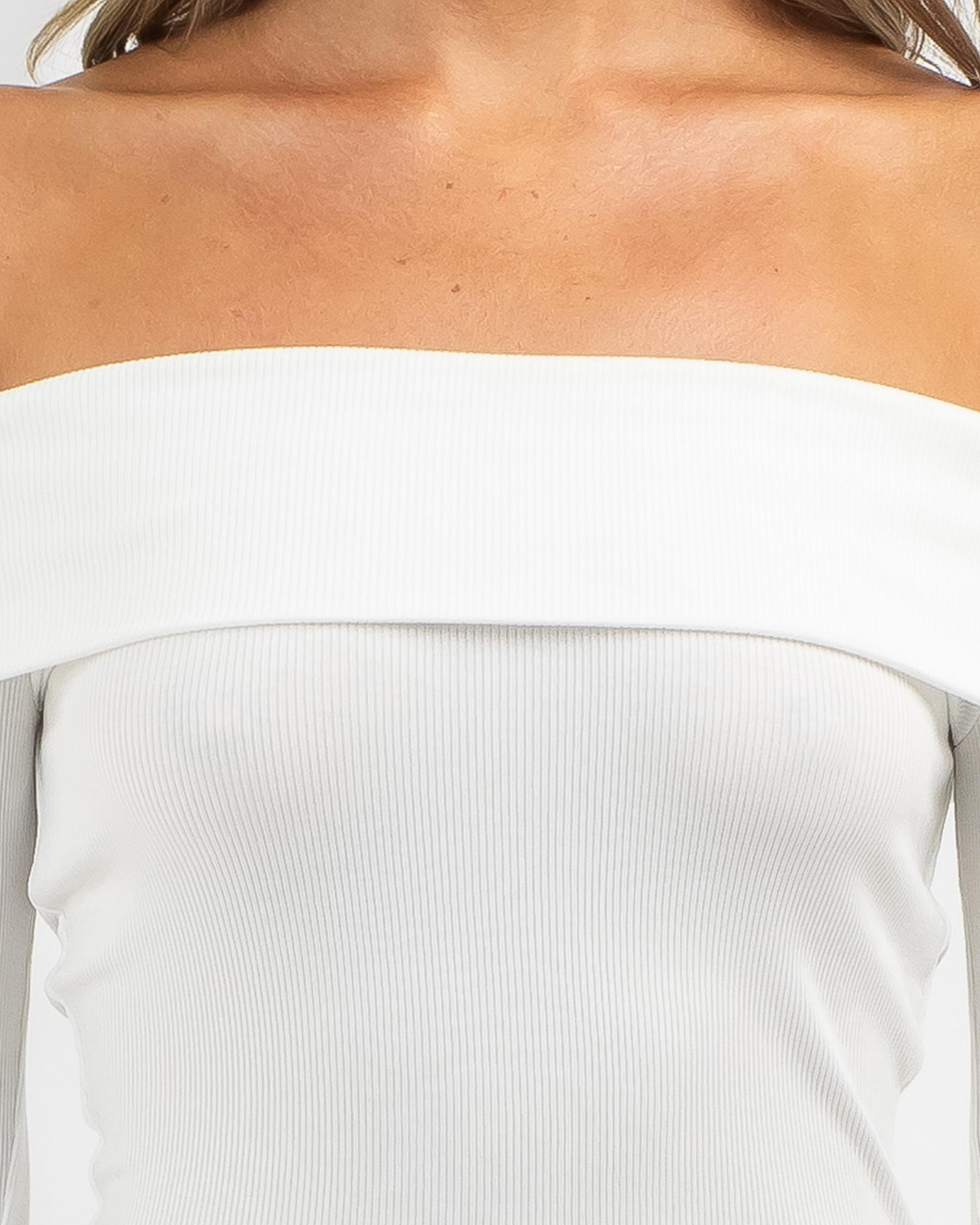 Ava And Ever Bella Off Shoulder Long Sleeve Top - Picture 9 of 25