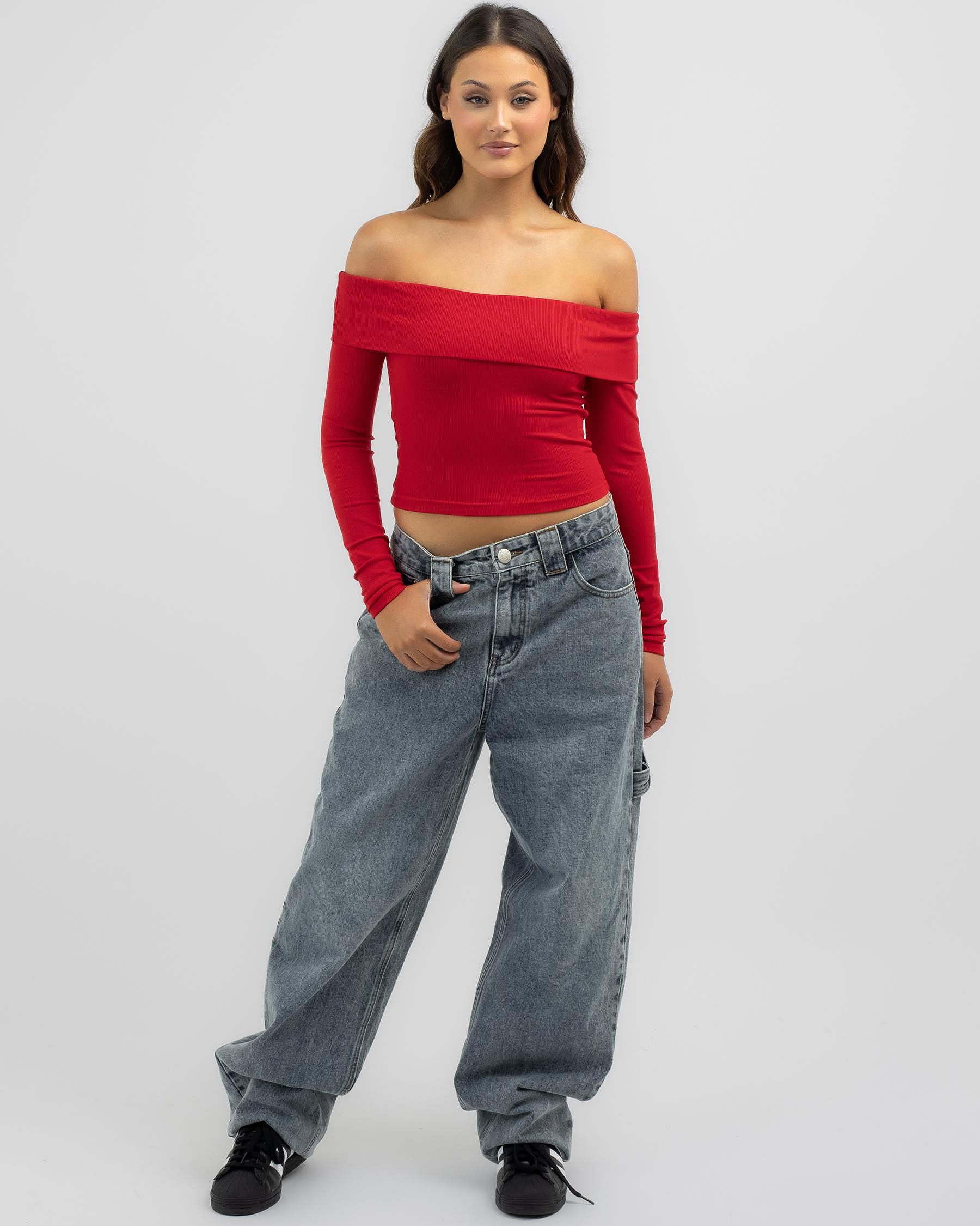 Ava And Ever Bella Off Shoulder Long Sleeve Top - Picture 12 of 25