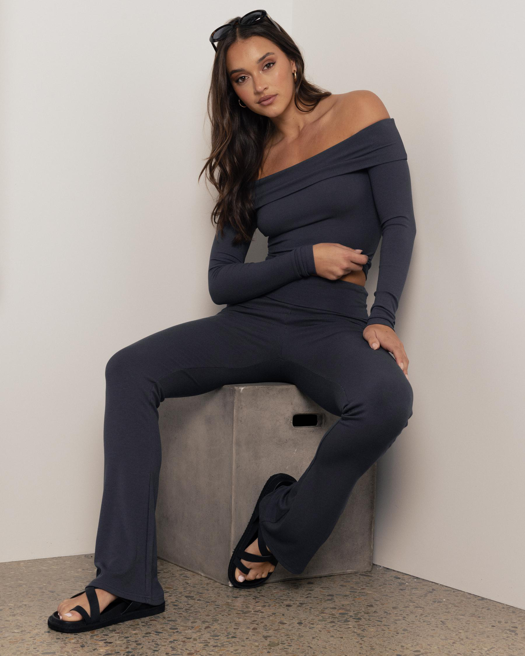 Ava And Ever Bella Off Shoulder Long Sleeve Top - Picture 17 of 25
