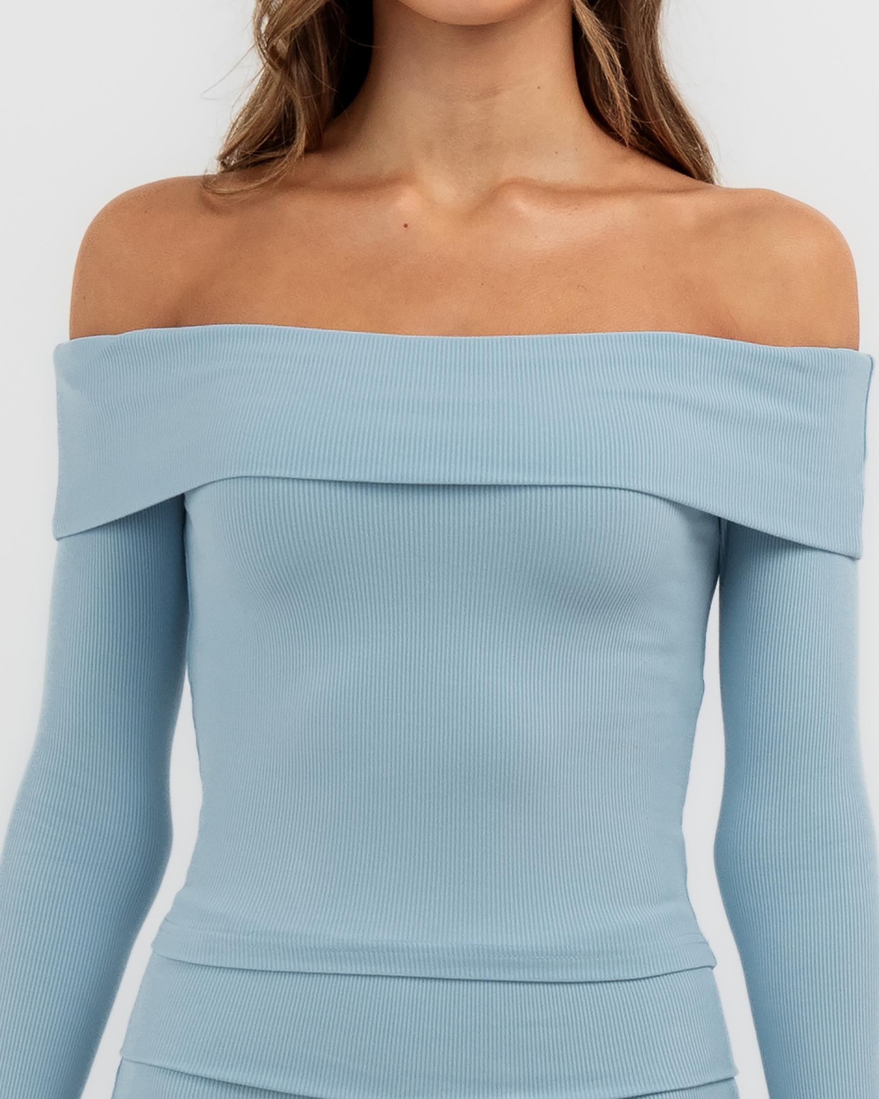 Ava And Ever Bella Off Shoulder Long Sleeve Top - Picture 24 of 25