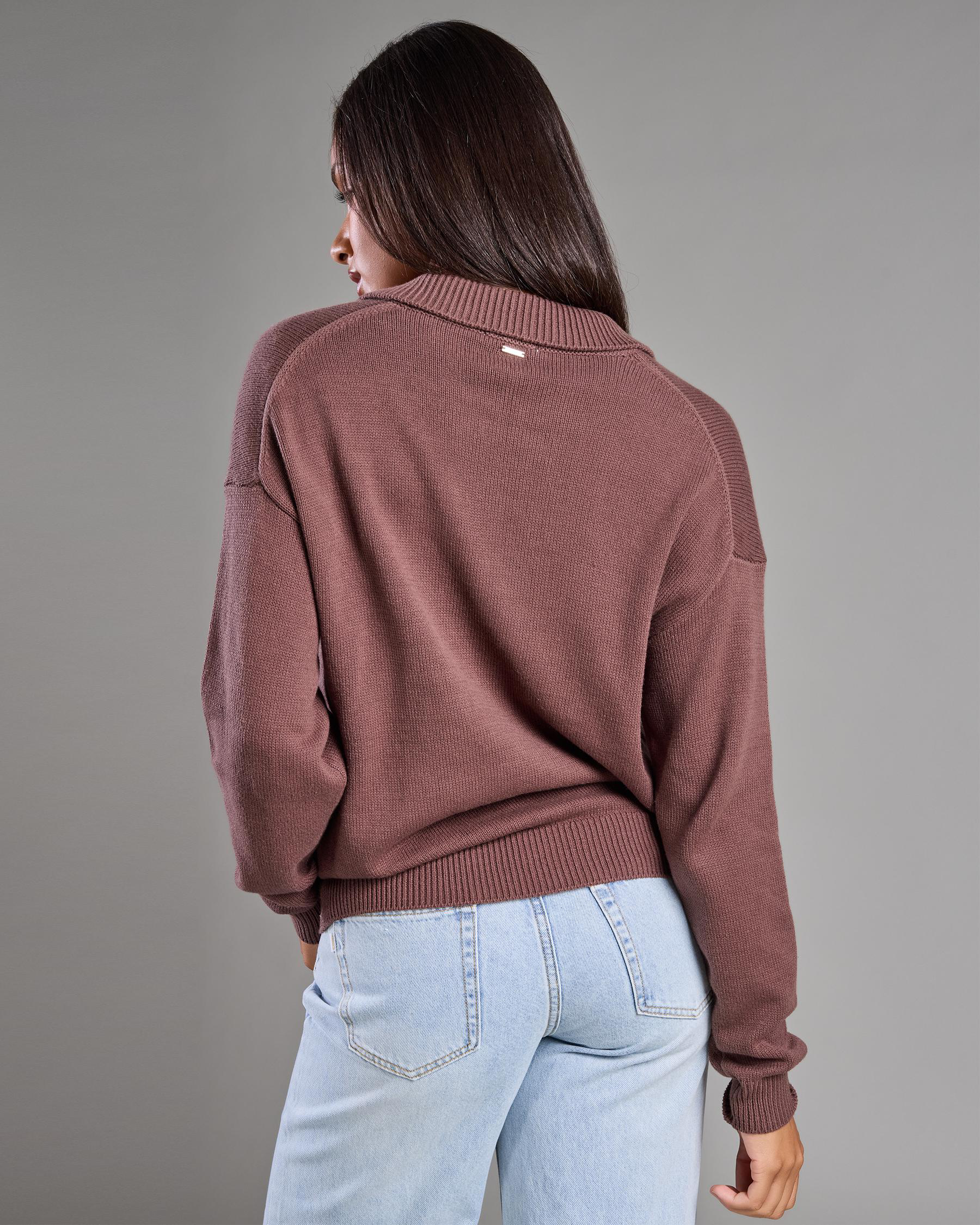 Ava And Ever Anthea Polo Collar Knit Jumper - Bild 10 von 12