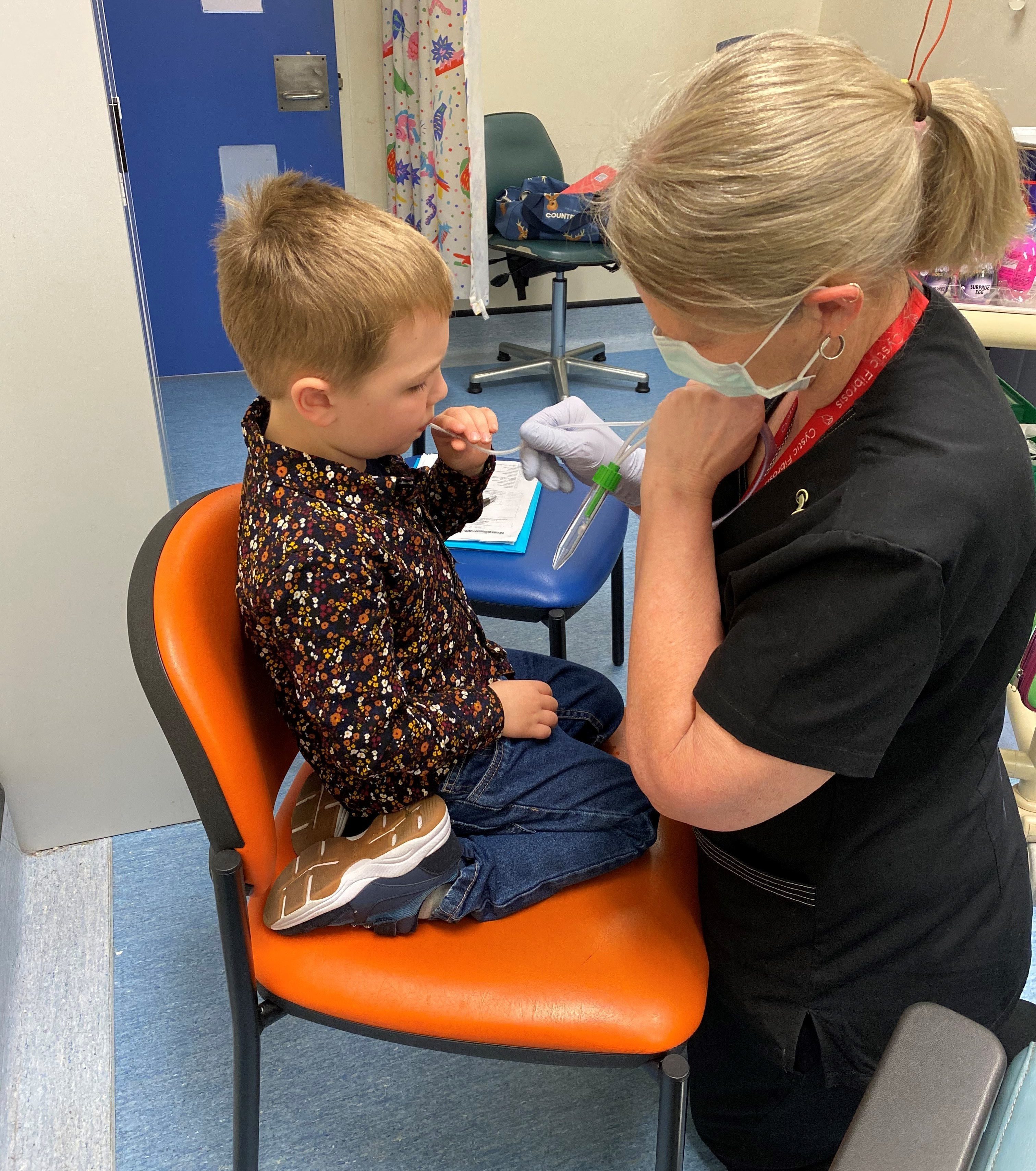 Charlie in clinic