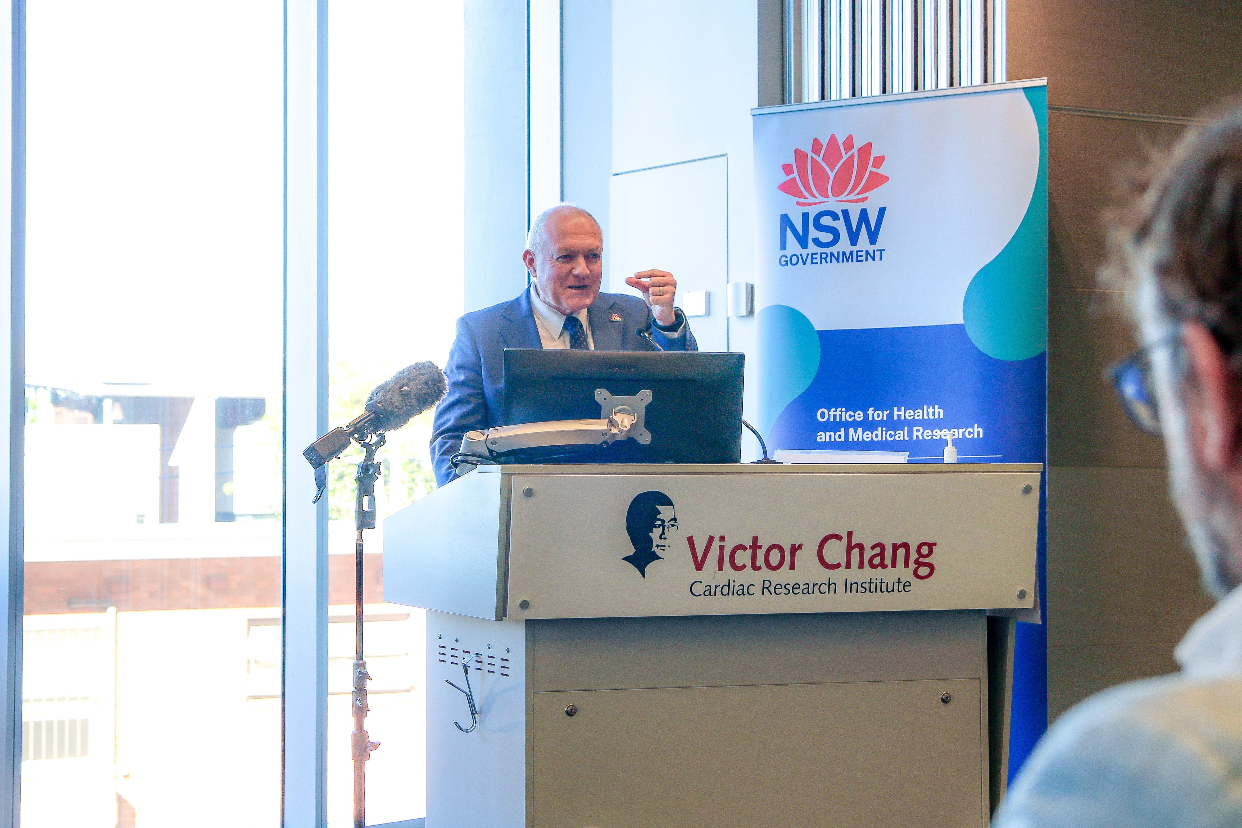 Medical Research Minister David Harris