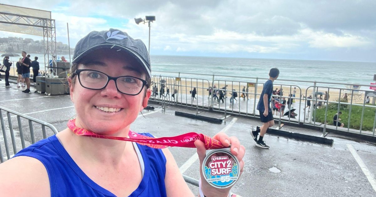 Kate Rallis Running for research | CMRI