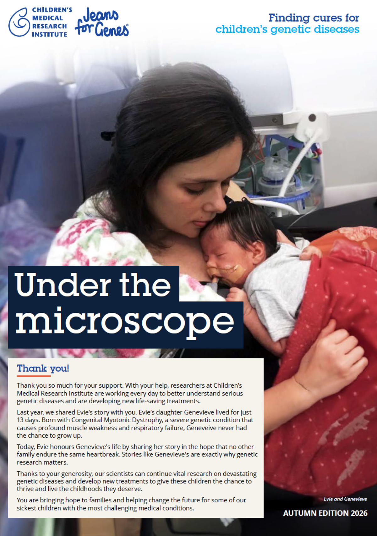 Autumn Donor Care Cover 2026