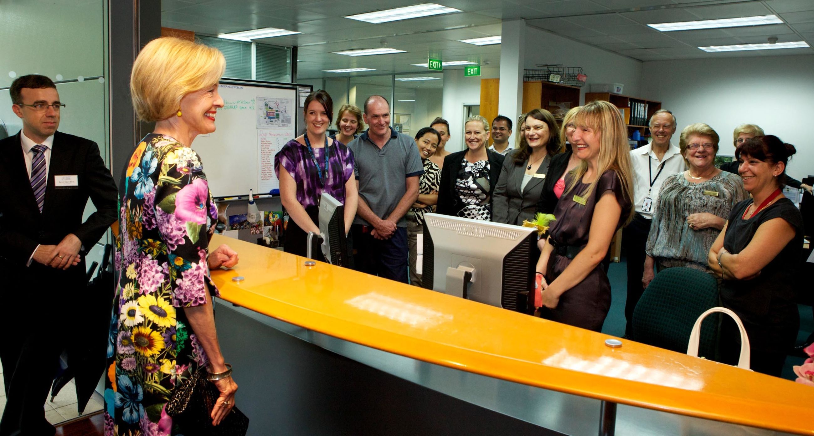 GG says hello to CMRI staff