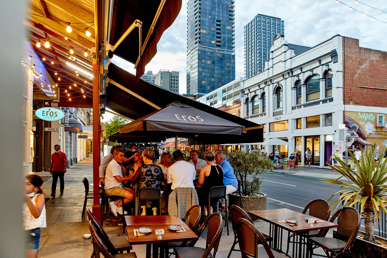 Enhancing east-west streets