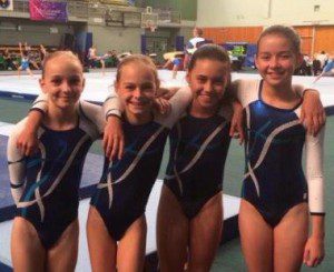 Gymnast at Competition