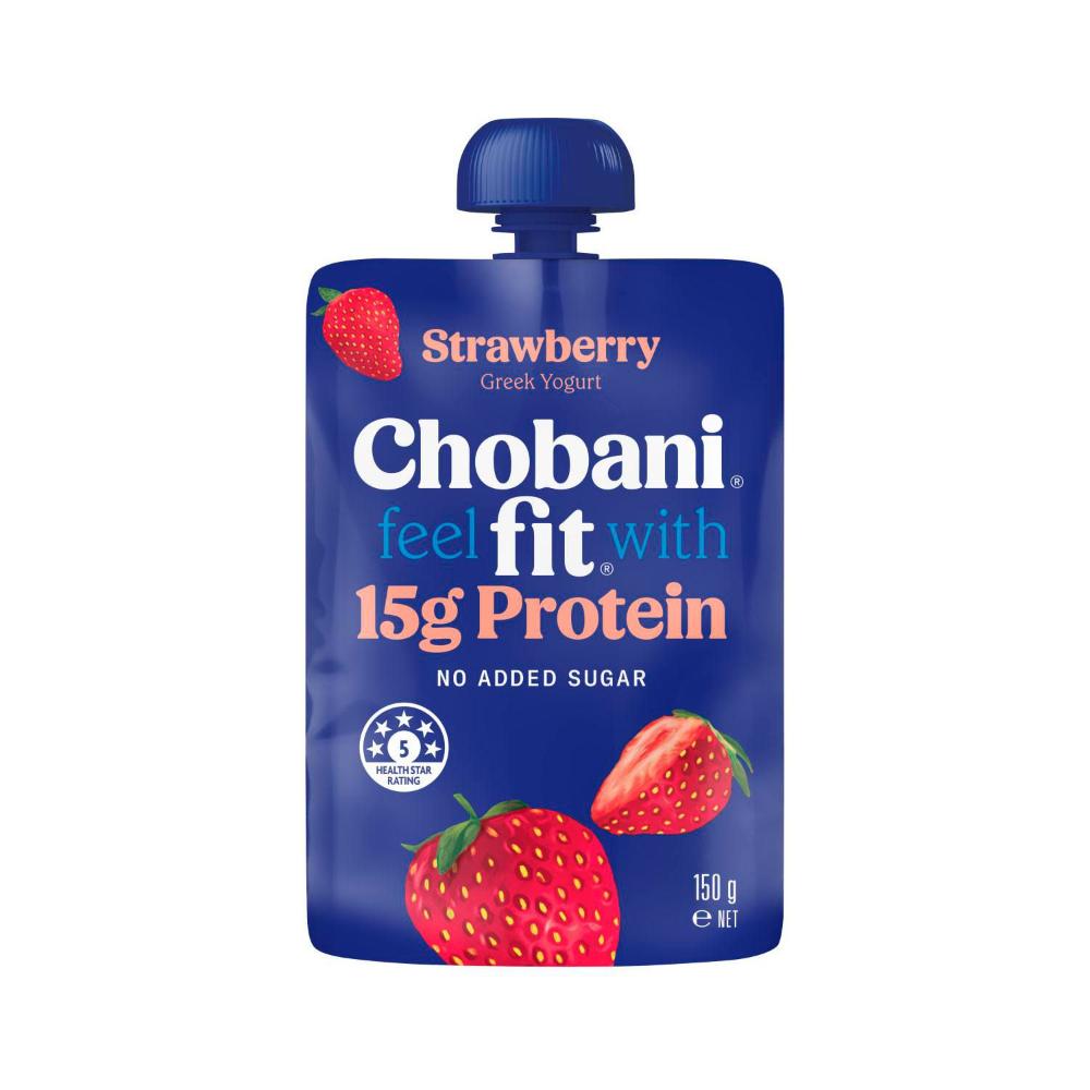Chobani Fit High Protein Yogurt Pouch Strawberry | 150g