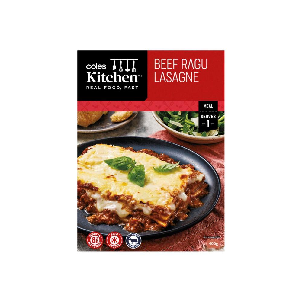Coles Kitchen Beef Ragu Lasagne | 400g