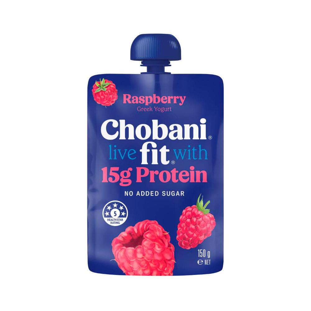 Chobani Fit High Protein Yogurt Pouch Raspberry | 150g