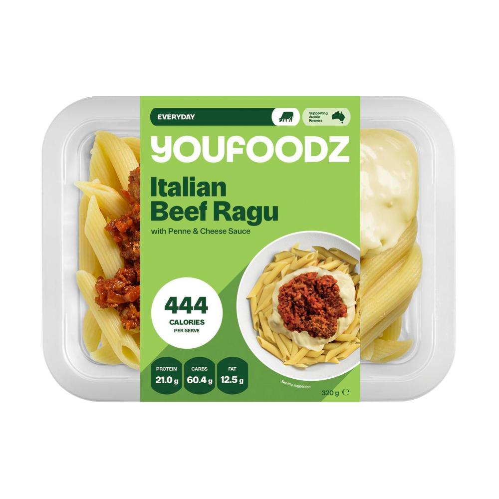 Youfoodz Italian Beef Ragu With Penne & Cheese Sauce | 320g