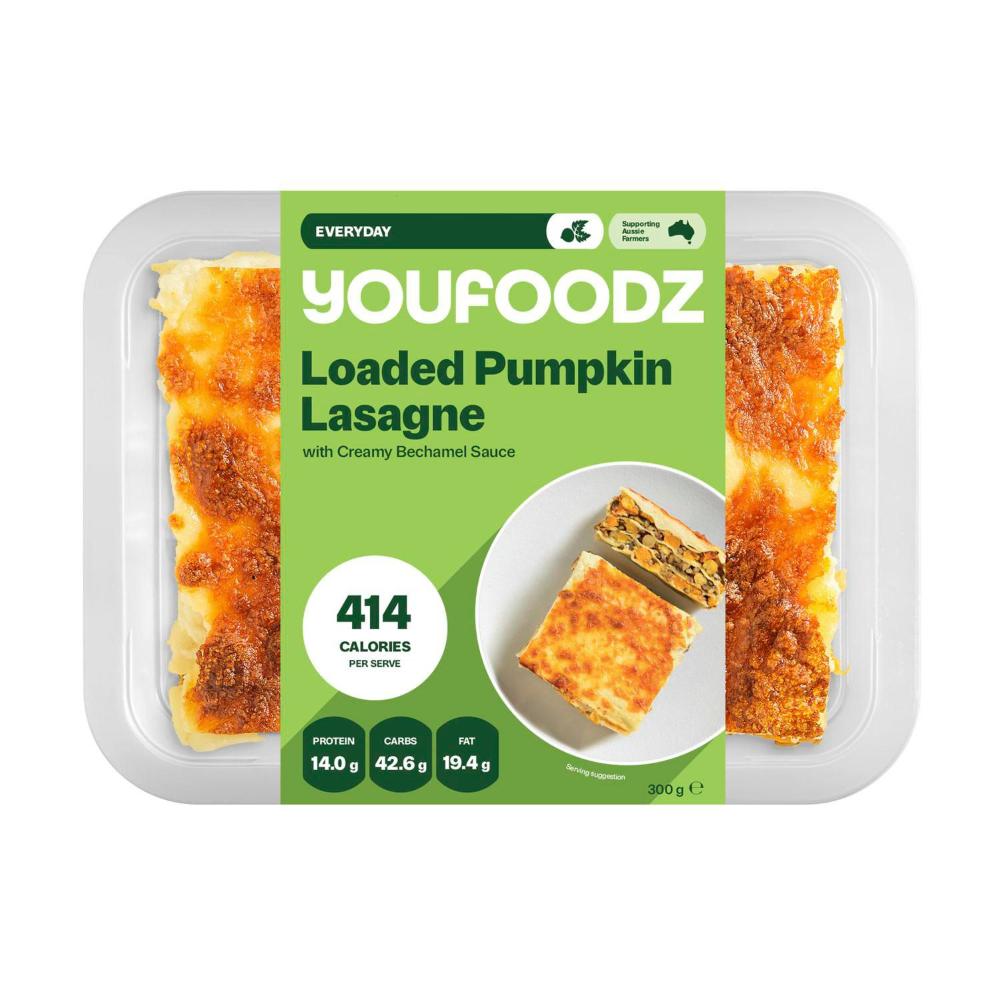 Youfoodz Loaded Pumpkin Lasagne With Creamy Bechamel Sauce | 300g
