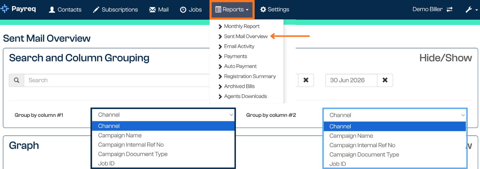 Sent Mail Overview