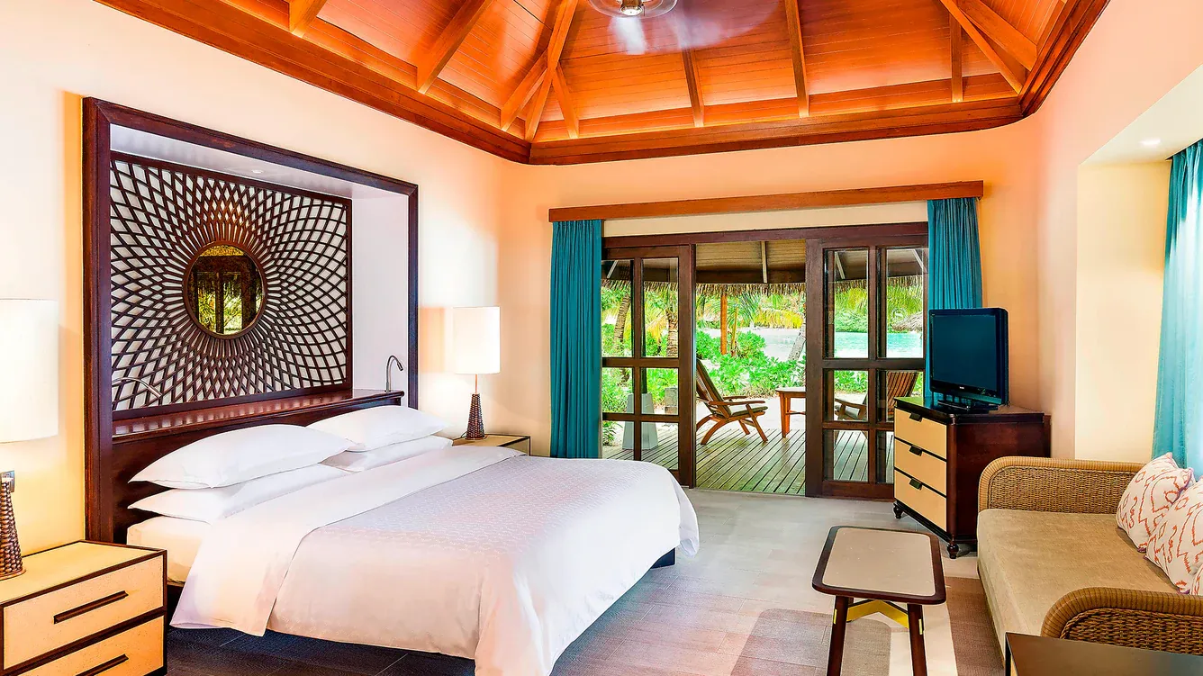 Cottage Beach View, Sheraton Maldives Full Moon Resort & Spa, Maldives