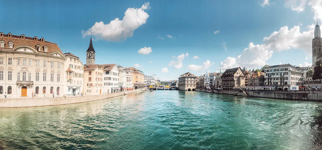 Lakes and Mountains of Switzerland from Milan