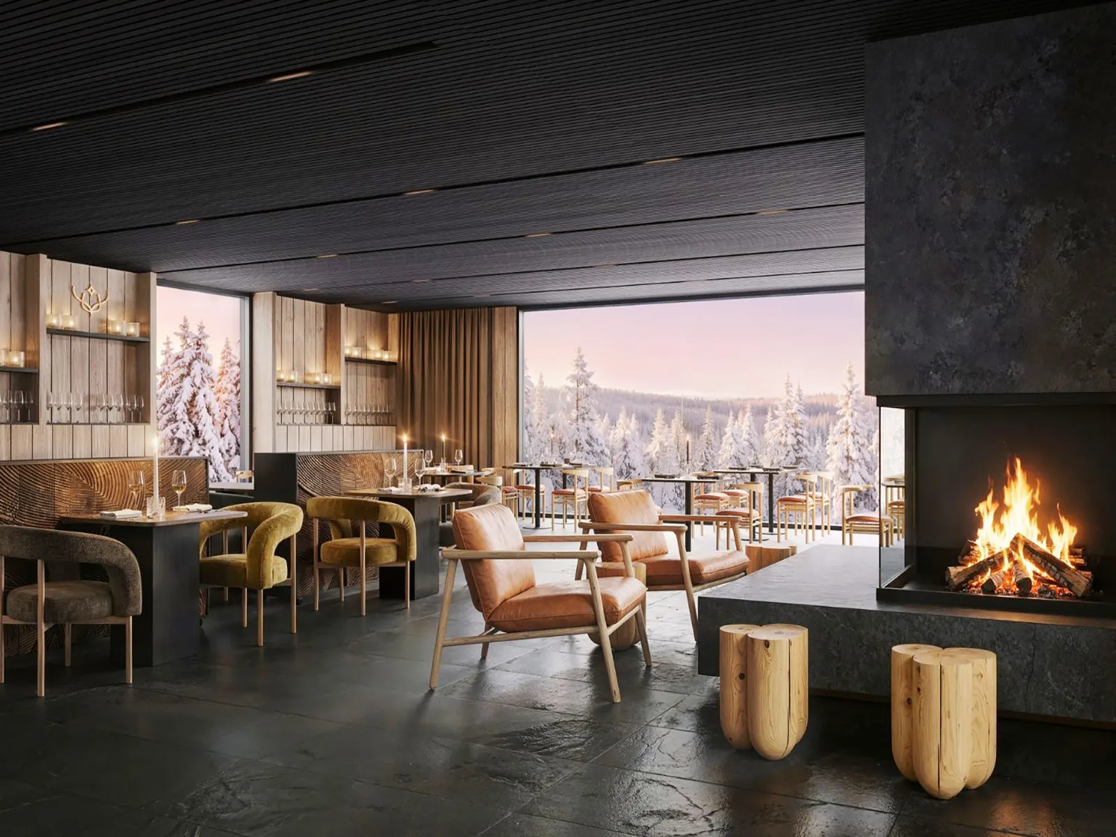 Arcora Boutique Hotel and Villas, Muonio, Lobby Bar and Bakery