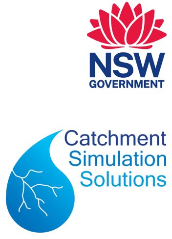 New South Wales Government and Catchment Simulation Solutions logos 