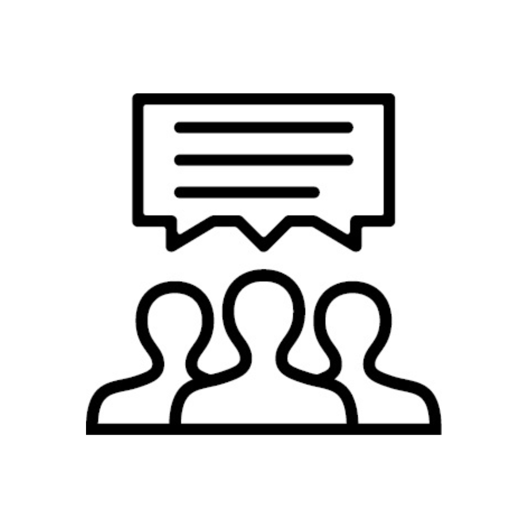 group of people's thoughts icon