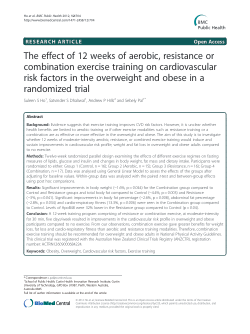 Item - The effect of 12 weeks of aerobic, resistance or combination ...