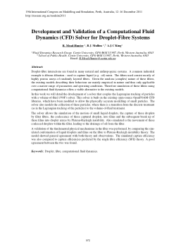 Item - Development and Validation of a Computational Fluid Dynamics ...