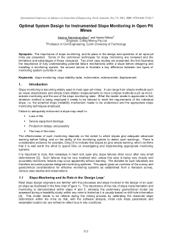 Item - Optimal System Design for Instrumented Slope Monitoring in Open ...