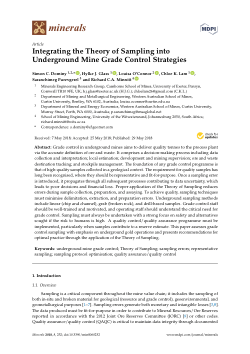 Item - Integrating the Theory of Sampling into Underground Mine Grade ...