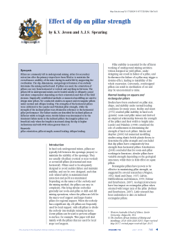 Item - Effect of dip on pillar strength - Curtin University - Figshare