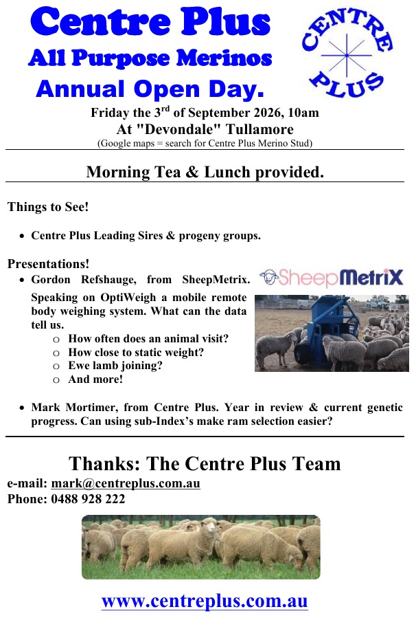 Centre Plus Open Day, 3rd Sep 2026