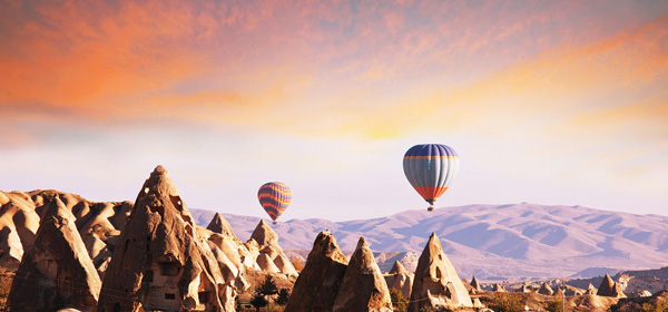 Balloons in Cappadocia - Visit them on the Treasures of Turkey Tour with Abercrombie and Kent
