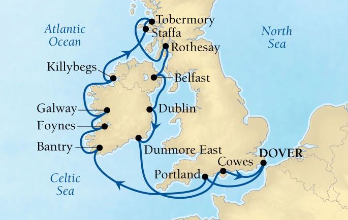 15-DAY GEMS OF THE IRISH SEA & HEBRIDES