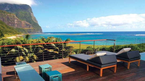 View of Lord Howe Island from Capella Lodge