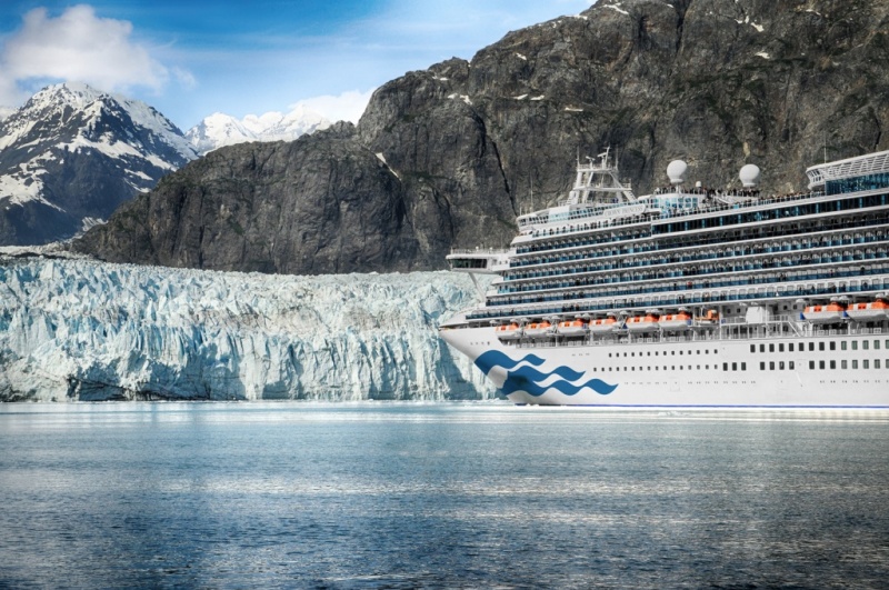 Princess Ship in Glacier Bay