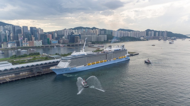 Ovation of the Seas in Hong Kong