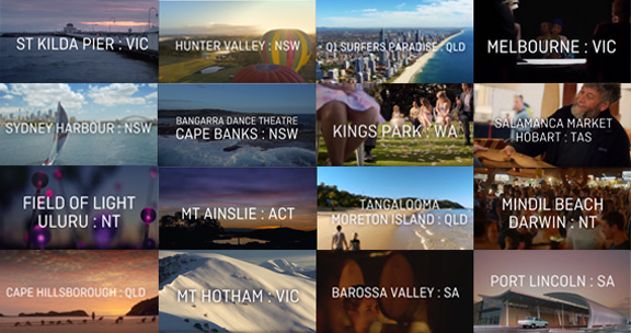 Locations of Qantas Safety Video