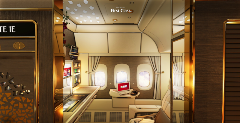 emirates game changer first class suite1E