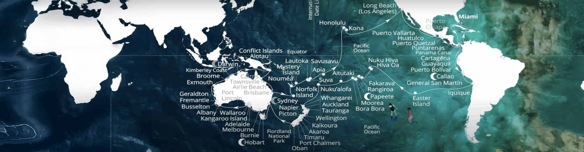 Seabourn world cruise map 2027