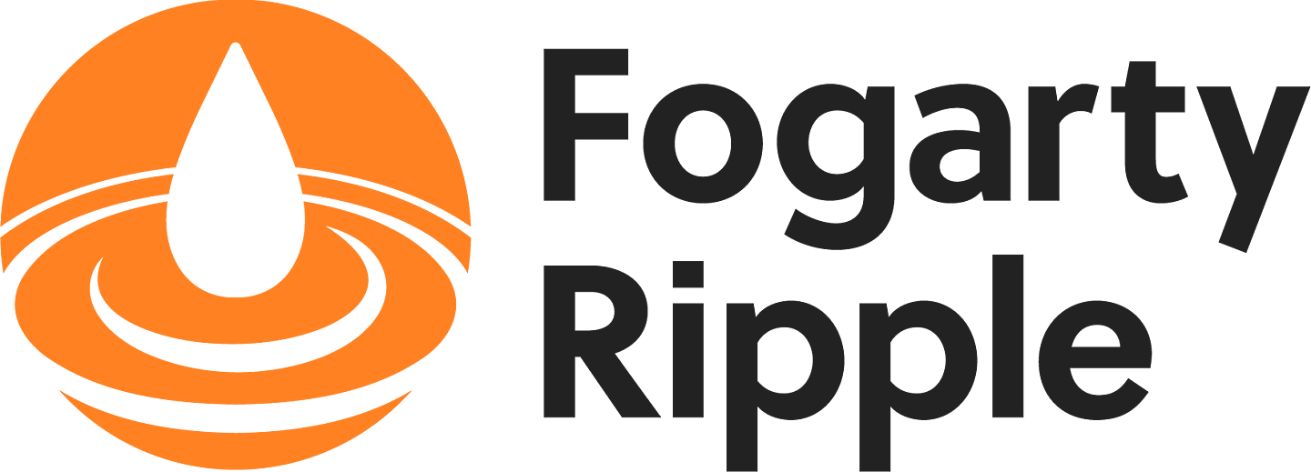 Fogartyfoundation ripple logo RGB horizontal logoripplecolourstandard 1