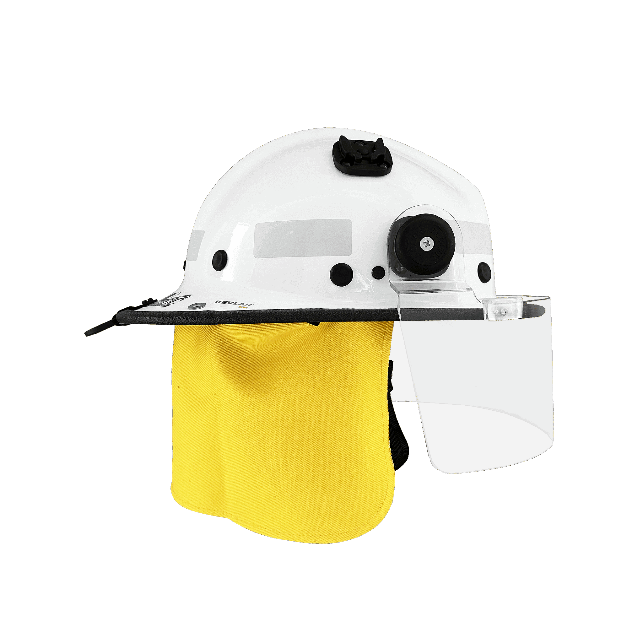 Frontline BR5 Mk II Helmet with Clip On Face Shield HBR5 MKII outside