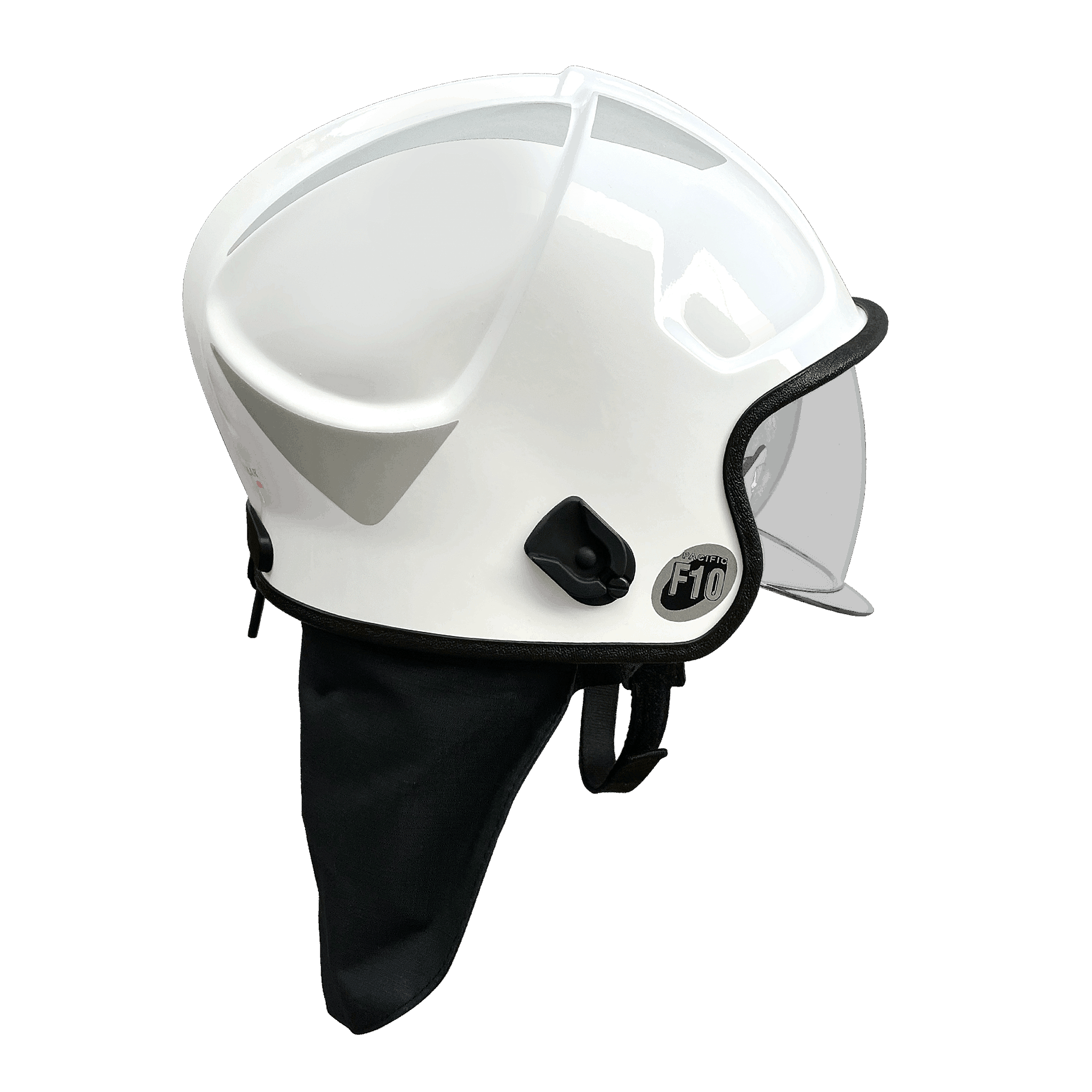 Frontline F10 Mk V Structural Firefighting Helmet Pacific Helmets HF10 MKVGEN2 outside