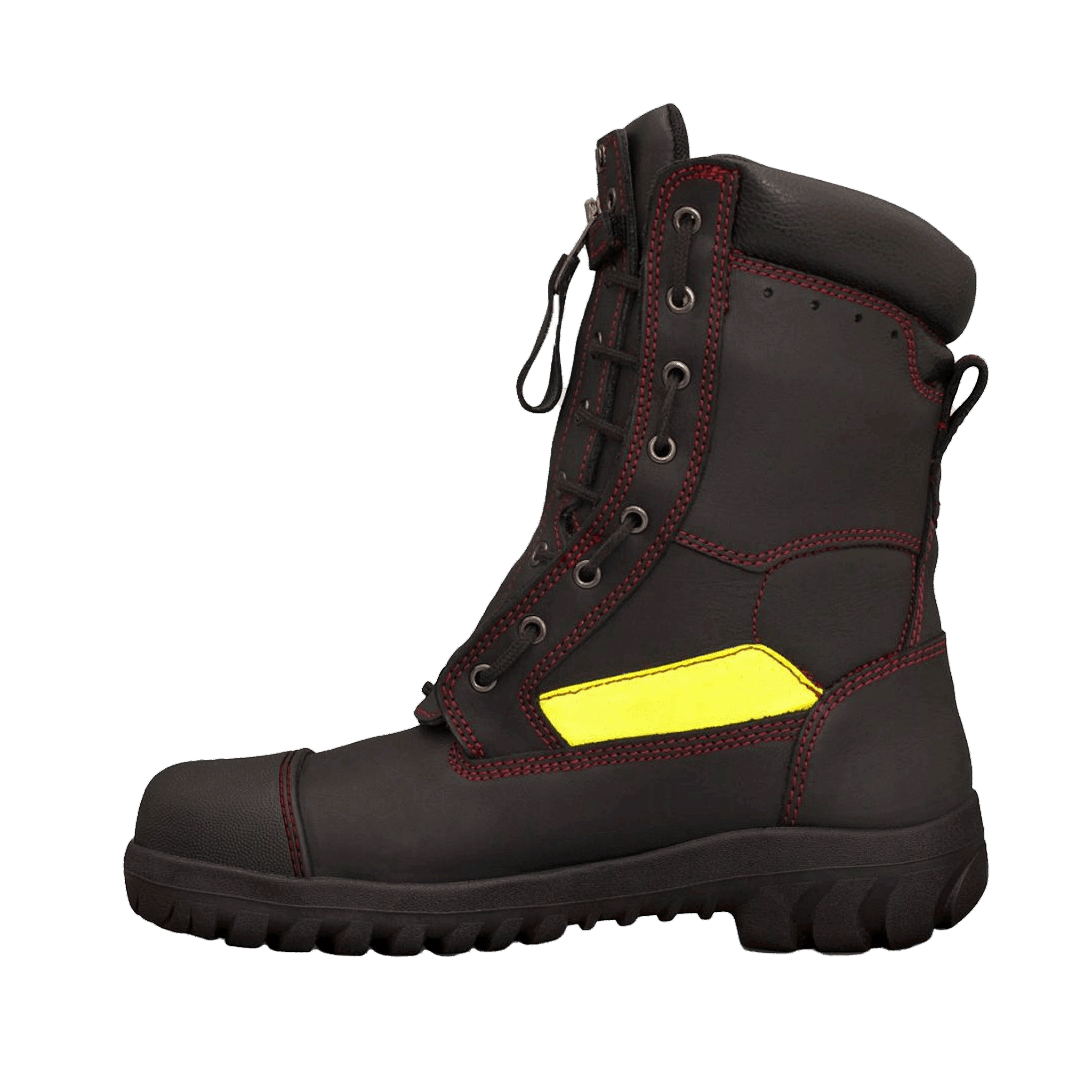 Frontline Oliver 230mm Zip Up Structural Firefighters Boot 66 495 side1 1