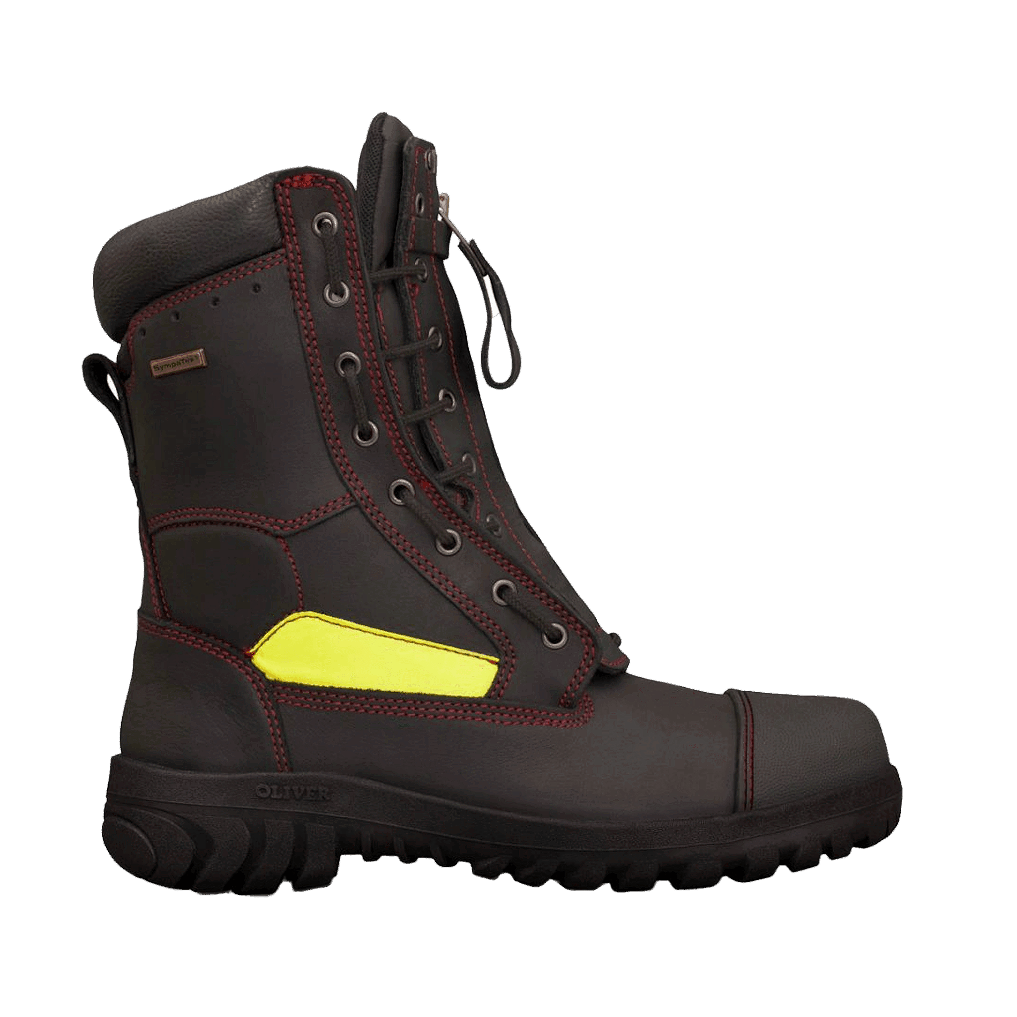 Frontline Oliver 230mm Zip Up Structural Firefighters Boot 66 495 side1