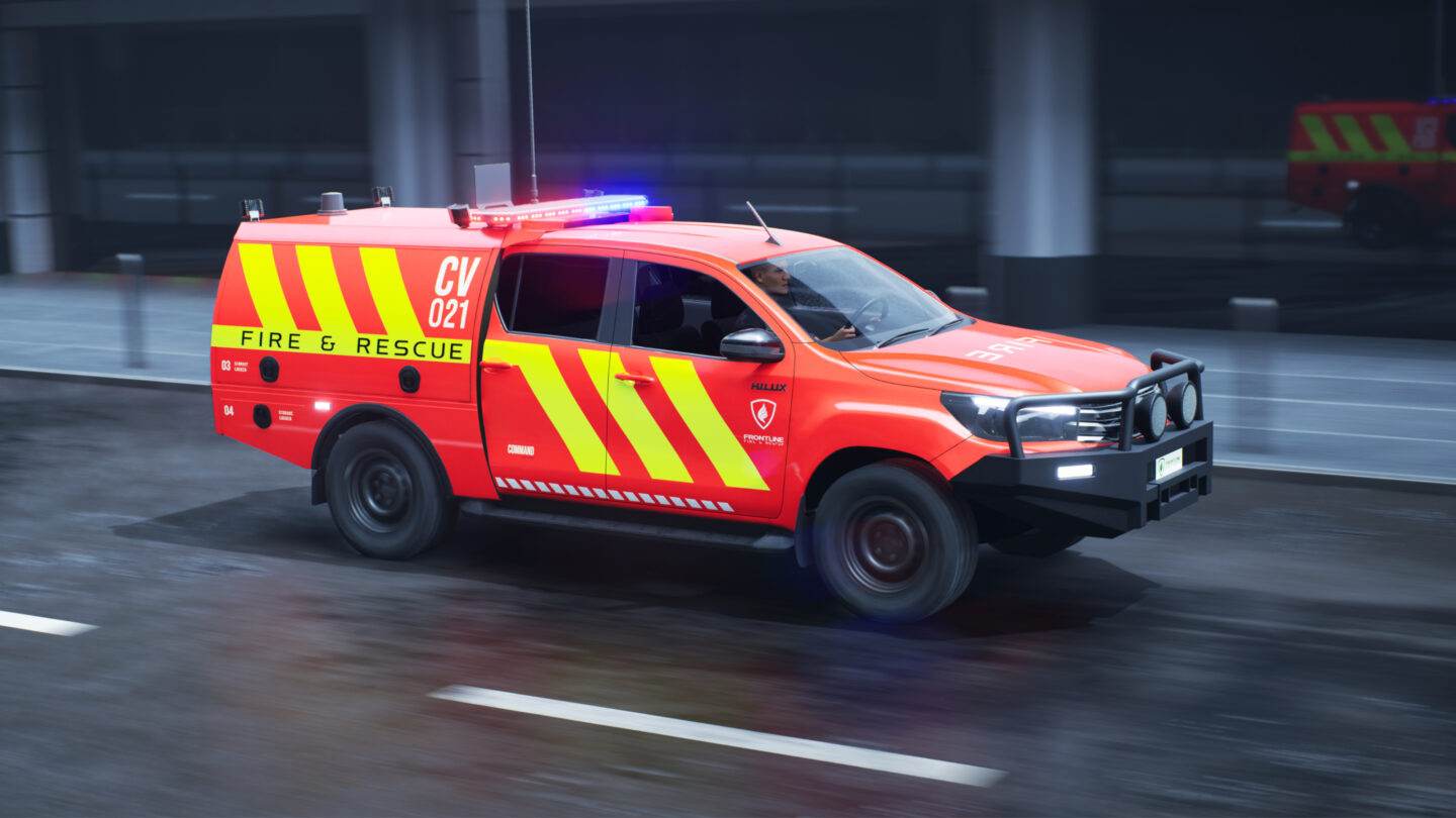 Fire Control Car Frontline Fire & Rescue | Command Vehicle