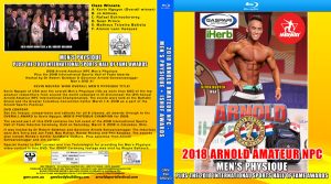 2018 Arnold Amateur NPC Men's Physique on Blu-Ray
