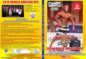 2018 Arnold Amateur NPC Physique DVD
