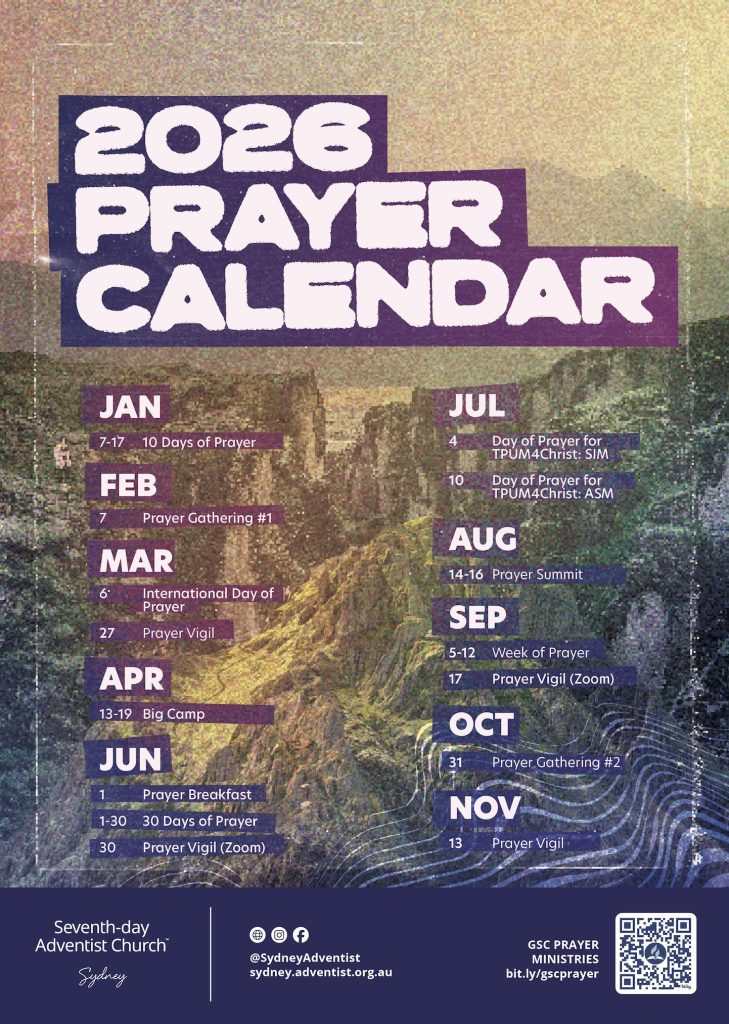 Prayer focused events in Sydney 2026