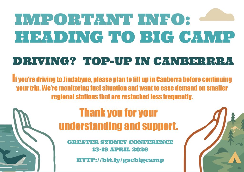 Big Camp 2026: An Important Message on Fuel Message